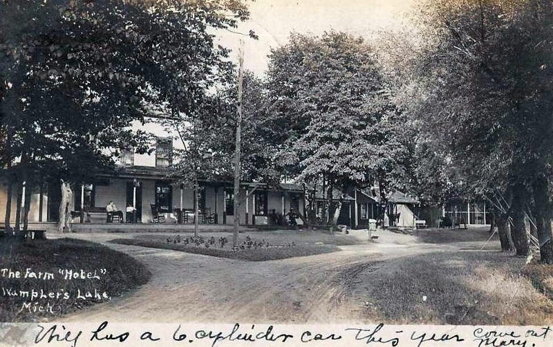 Farm Hotel - Vintage Postcard